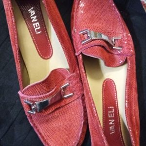 Vaneli Woman's Suade Leather Loafer